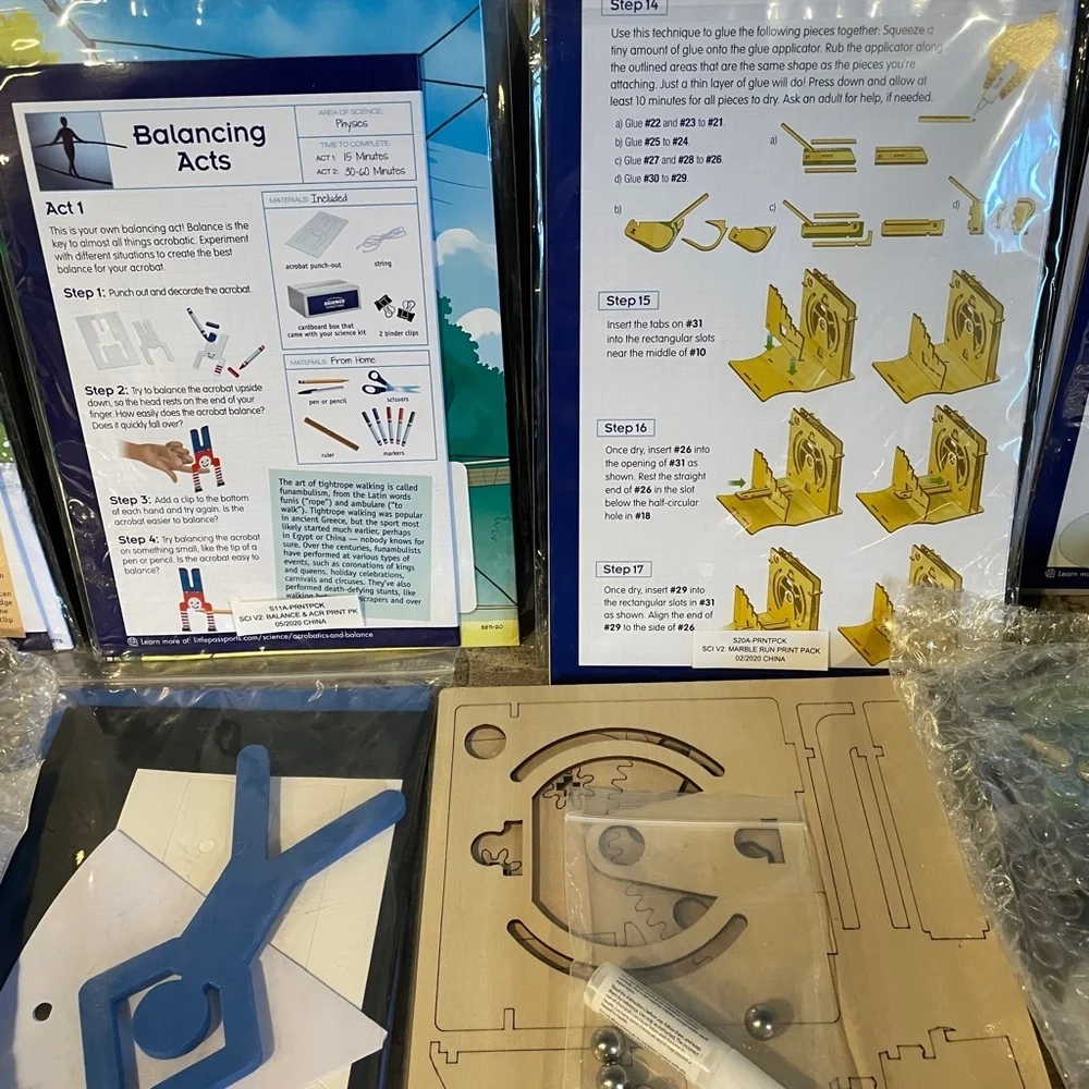STEM Little Passports Science Expeditions Kits Age 8+ Physics Aerodynamics